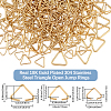 300Pcs 3 Styles Triangle 304 Stainless Steel Rings STAS-BBC0007-51-2