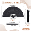 Oxford Cloth & Plastic Folding Fan AJEW-WH0696-500B-2