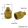 Tibetan Style Cord Ends LS-TIBE-4736-AG-LF-1
