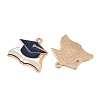 Graduation Season Alloy Enamel Pendants ENAM-V002-01C-KCG-2