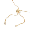 Chakra Brass Box Chain Slider Bracelets BJEW-JB12602-01-4