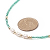 7Pcs 7 Colors Natural Pearl & Glass Seed Beaded Necklaces Set for Women NJEW-JN04184-6