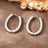 201 Stainless Steel Hoop Earrings EJEW-T056-03P-03-3