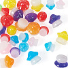 30Pcs 2 Styles Luminous Resin Mushroom Ornament RESI-TA0004-02A-3