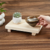 Wooden Jewelry Display Pedestals ODIS-WH0030-154A-3