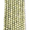 Ombre Effect Dyed Electroplate Opaque Glass Beads Strands EGLA-Q130-01A-10-2