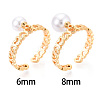 Heart Brass & Enamel Cup Peg Ring Settings KK-N274-17G-4