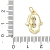 Brass Micro Pave Cubic Zirconia Pendants LS-KK-H255-09G-04-3
