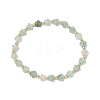 Natural Green Strawberry Quartz Beads Stretch Bracelets for Women BJEW-JB11768-07-2