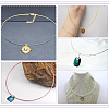60Pcs 6 Colors Stainless Steel Wire Necklace Cord DIY Jewelry Making TWIR-UN0001-13B-6