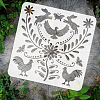 PET Hollow Out Drawing Painting Stencils DIY-WH0391-0716-3