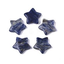 Natural Sodalite Star Shaped Worry Stones G-T132-002B-03