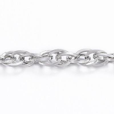 Tarnish Resistant 304 Stainless Steel Rope Chains CHS-H008-01P-1