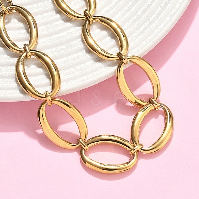304 Stainless Steel Link Chain Bracelets for Women BJEW-B169-04B-G-1