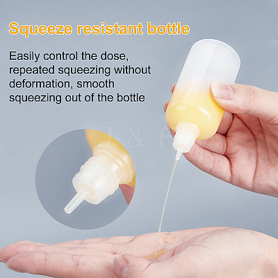 Plastic Liqiud Bottle DIY-BC0004-13-1