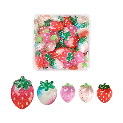 50Pcs Resin Cabochons CRES-LS0001-11-1