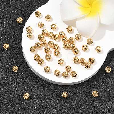 SHEGRACE Brass Spacer Beads XGRPCF340-184G-1
