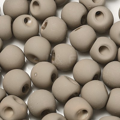 Rubberized Acrylic Beads OACR-G012-05I-1