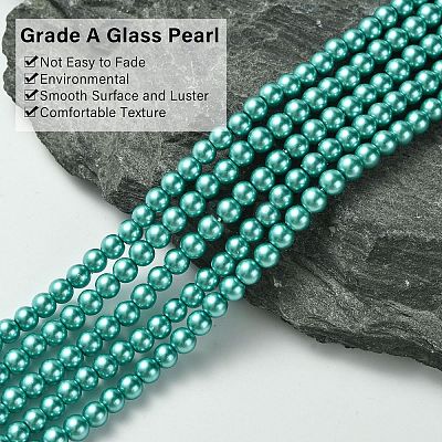 Grade A Glass Pearl Beads LS-HY-J001-4mm-HX052-1