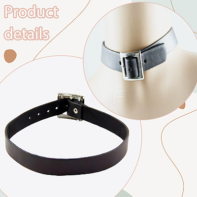 1Pc Leather Punk Rock Style Necklaces NJEW-CL0001-05-1