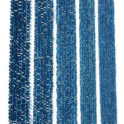 Electroplate Glass Beads Strands EGLA-A044-T8mm-A27-1