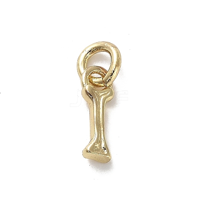 Golden Brass Charms KK-H493-01G-06-1