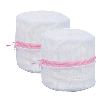 2Pcs Polyester Laundry Drawstring Bags ABAG-DJ0001-31-1