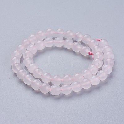 Natural Pink Calcite Beads Strands G-F687-01A-1