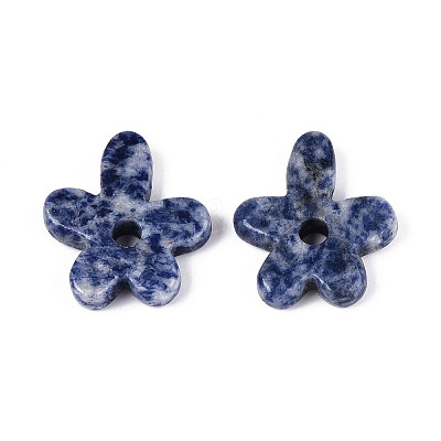 Natural Blue Spot Jasper Pendants G-T142-44L-1