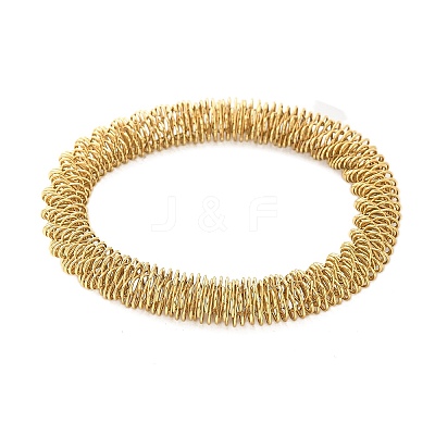 304 Stainless Steel Stretch Bangles for Women LS-BJEW-P315-02E-G-1