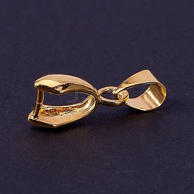 Brass Ice Pick Pinch Bails KK-PH0034-03-1