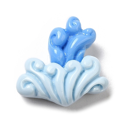 Ocean Theme Opaque Resin Cabochons RESI-C036-05A-1