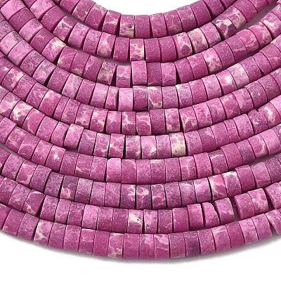 Dyed Synthetic Imperial Jasper Beads Strands G-Z089-A03-M-1