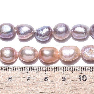 Natural Cultured Freshwater Pearl Beads Strands PEAR-N014-08D-02-1