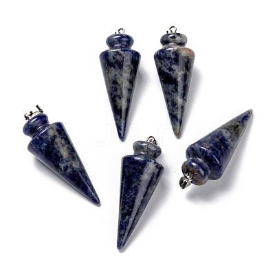 Natural Sodalite Pendants G-K311-47F-1