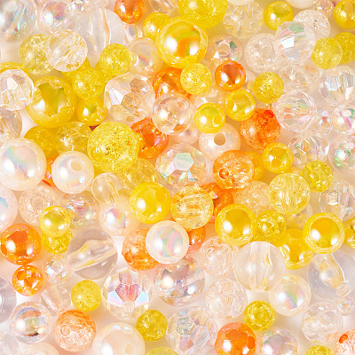 Transparent & Opaque Acrylic Bead LS-OACR-TAC0002-08A-1