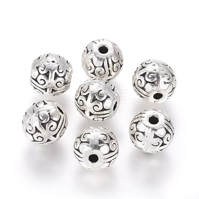 Tibetan Style Alloy Beads TIBEB-L004-014AS-1