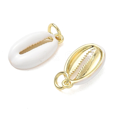 Brass Enamel Pendants KK-CBA5585-02G-1