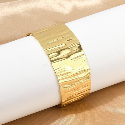 304 Stainless Steel Cuff Bangles for Women BJEW-Z097-11G-1