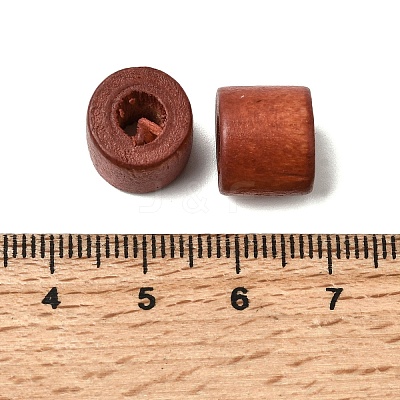 Wood European Beads WOOD-A026-02-1