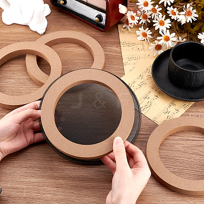 Wooden Spacer Ring for Car Speaker DIY-WH0430-396B-1