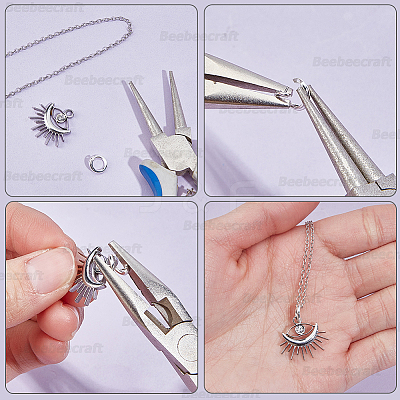 100Pcs 2 Colors Brass Twister Clasps KK-BBC0025-23B-1