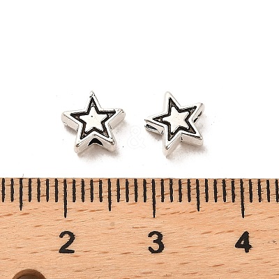 Tibetan Style Alloy Beads FIND-C043-030AS-1