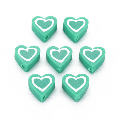 Handmade Polymer Clay Beads CLAY-T019-10B-1