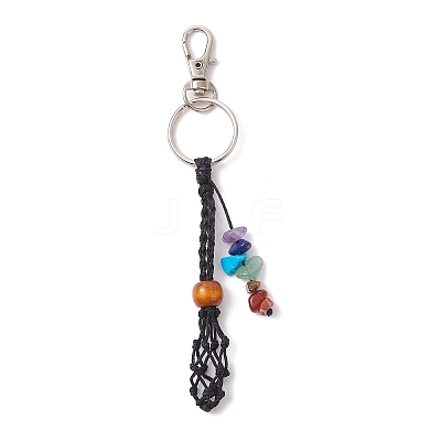 Braided Nylon Pouch Keychains KEYC-JKC00716-01-1