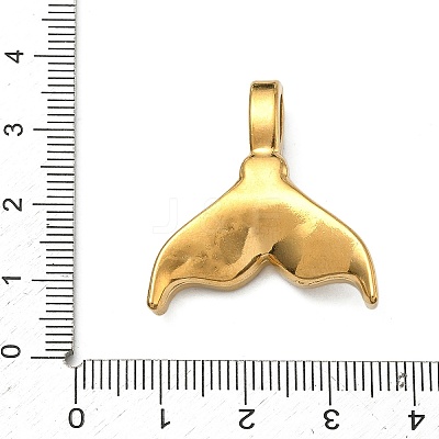 304 Stainless Steel Pendants STAS-P446-13F-G-1