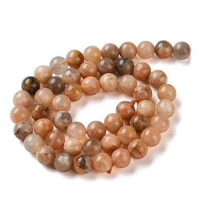 Natural Sunstone Beads Strands G-C268-B05-02-1