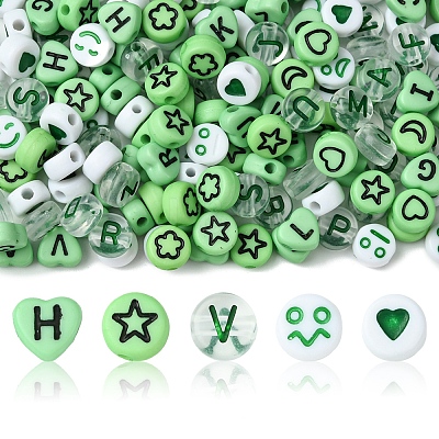 200Pcs Acrylic Beads MACR-FS0001-89-1