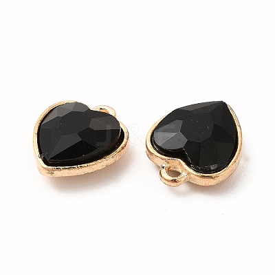 Faceted Glass Rhinestone Pendants GLAA-I051-B11-1