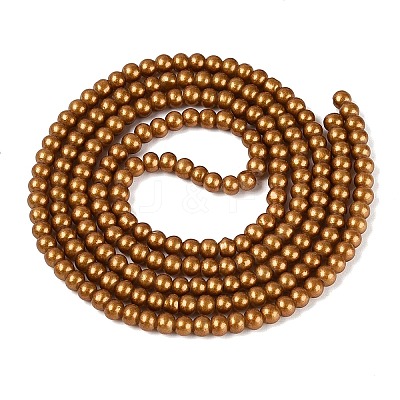 Baking Paint Glass Pearl Beads Strands DGLA-ZX001-05A-17-1